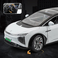 1:24 HiPhi X SUV Alloy New Energy Car Model Diecast Metal Electric Intelligence Vehicles Car