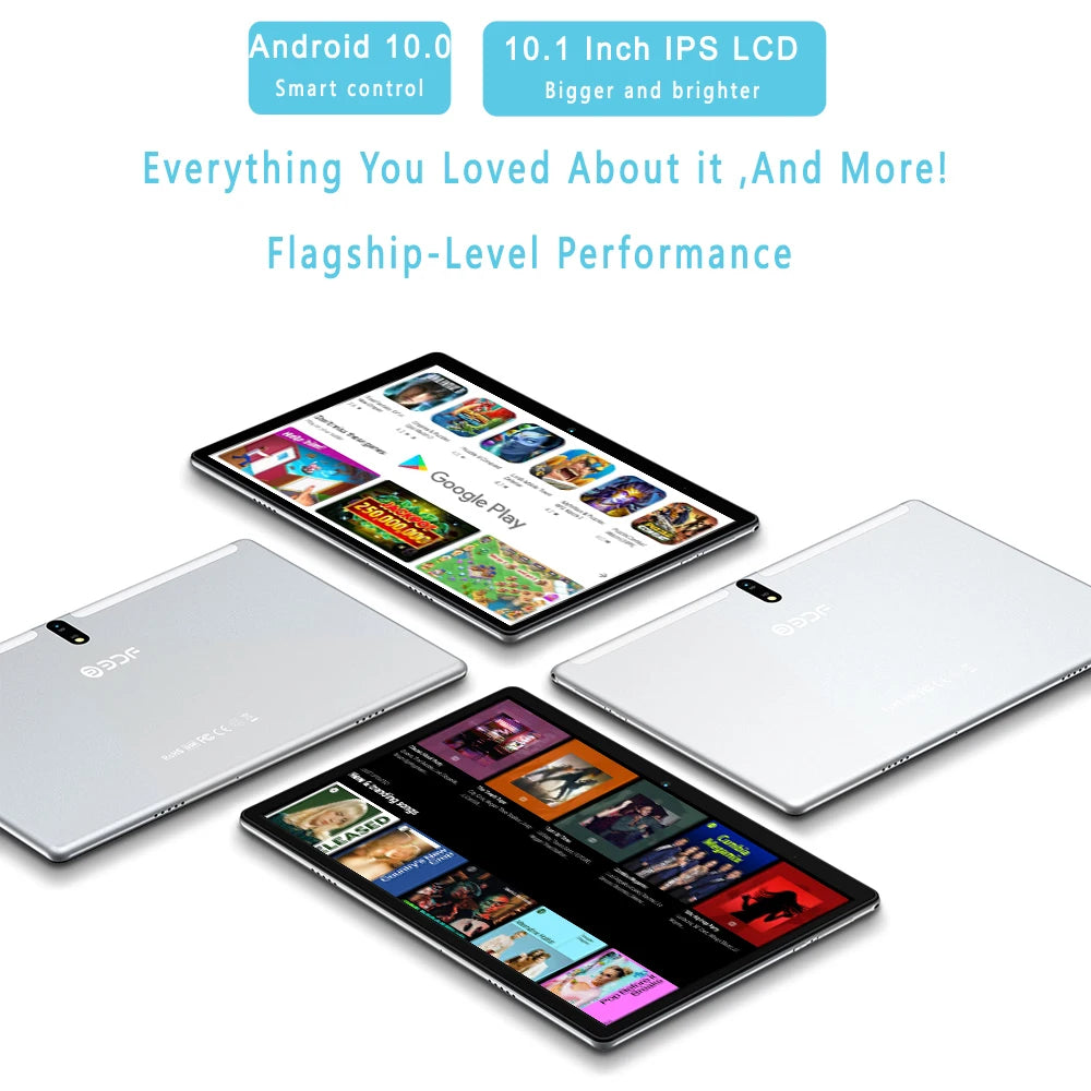 BDF 10.1-Inch IPS Display Tablet M107 4GB RAM 64GB ROM 5000mAh Battery 1280 * 800 Resolution Android 10.0 System WIFI+3G Network