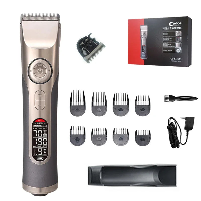 Professional Hair Trimmer Wireless Rechargeable Men's Hair Clipper