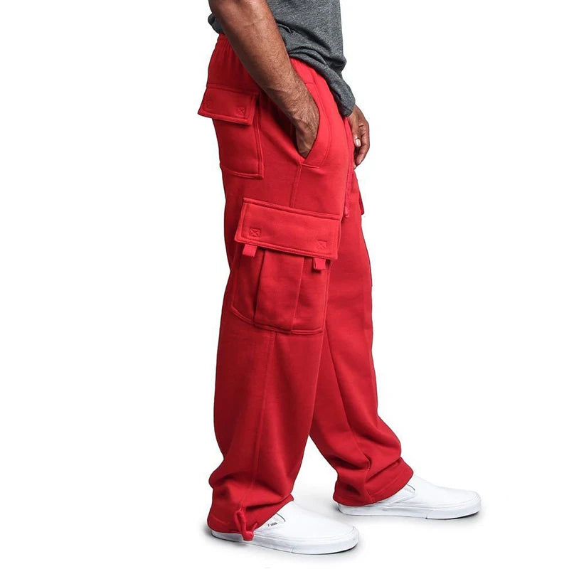 Men s Sweatpants Straight Fit Joggers for Sports