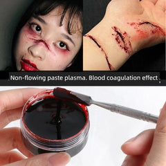 Special Effect Makeup Blood Cream Halloween Cos Artificial Wound Fake Blood Film and Television Injury Special Artificial Scar Paster Plasma