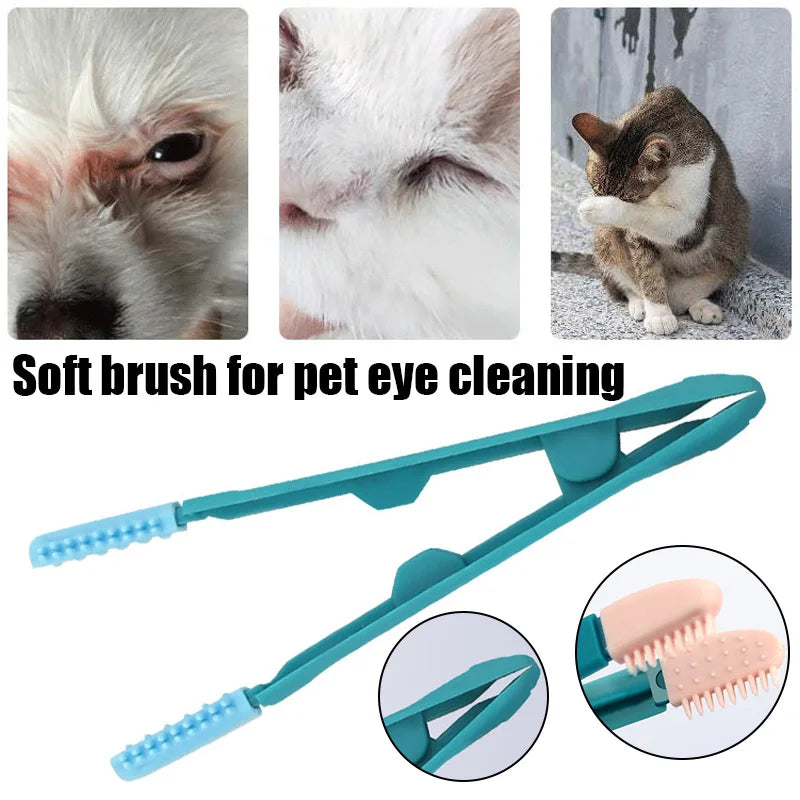 Pet Eye Cleaning Brush Comb Tear Stain Remover Cleaning Grooming Brushes for Small Cat Dog Pets