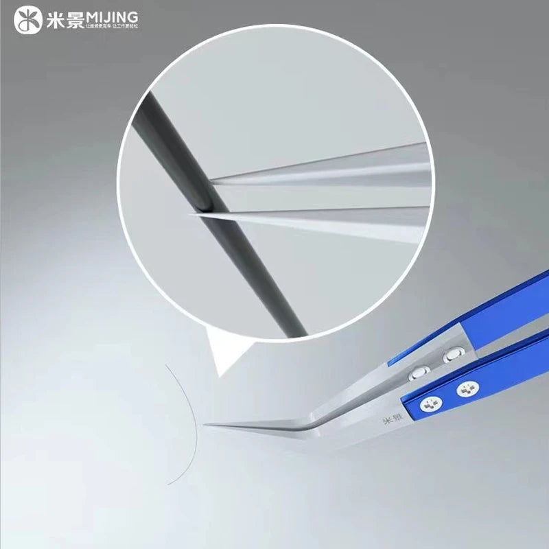 Tweezers Maintenance Industrial Precision Curved Straight Tweezers Repair Tools