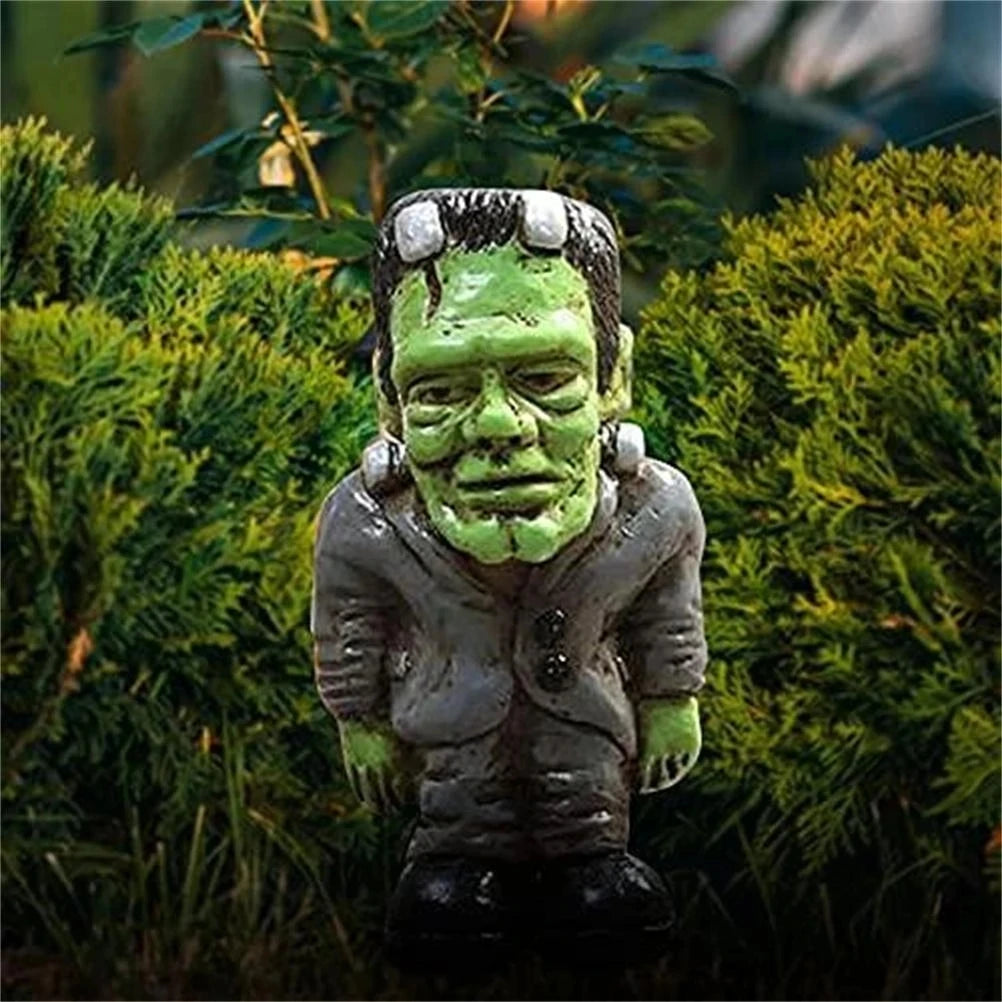 Horror Movie Villain Garden Gnomes Trick or Treat Halloween Figurines Ornaments Decor