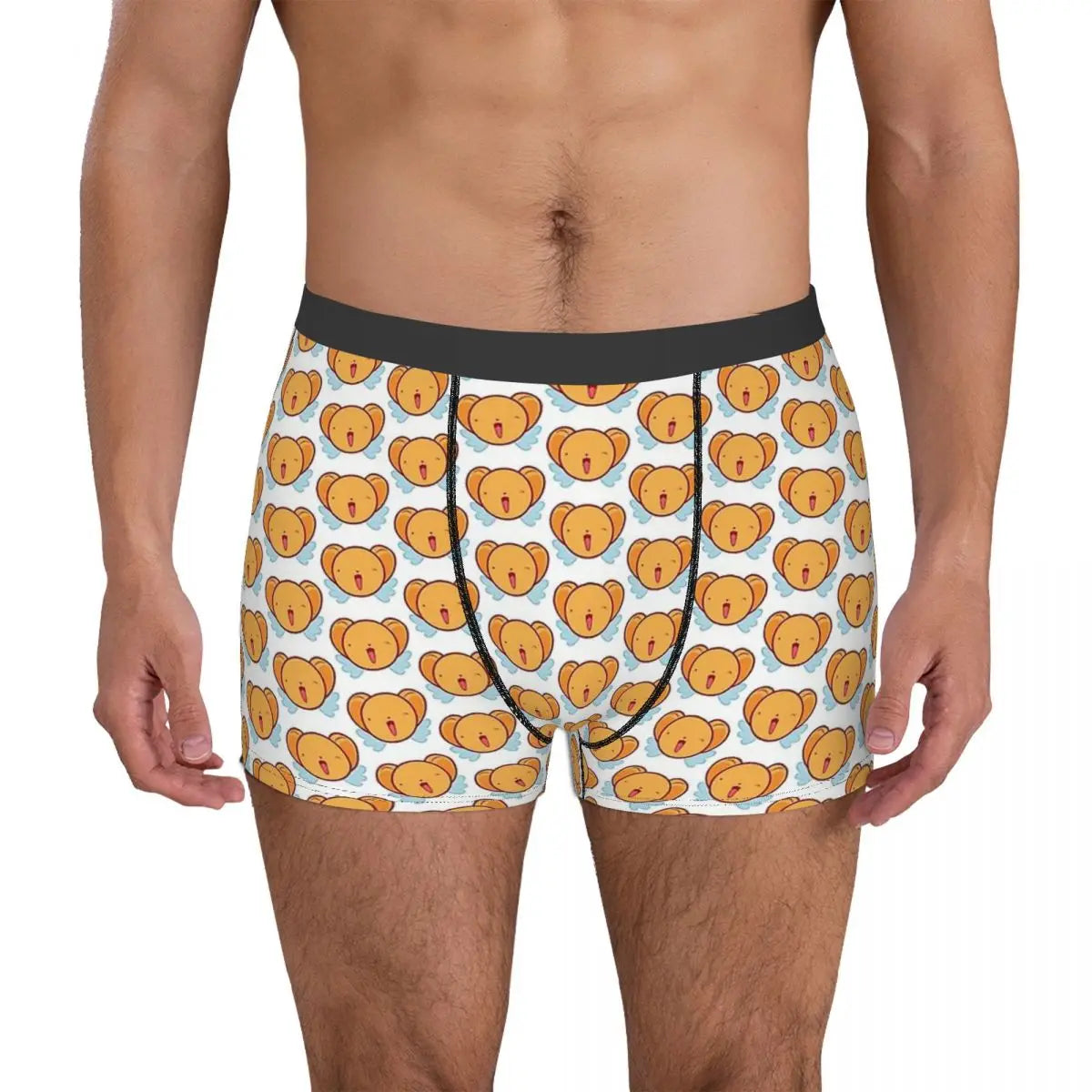 Kero, CardCaptor Sakura Card Captor KINOMOTO SAKURA Anime Underpants Breathbale Panties Man Underwear Print Shorts Boxer Briefs