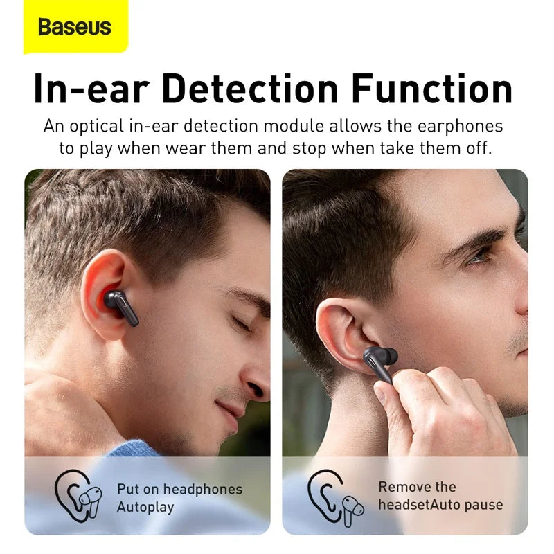 Baseus SIMU S2 Earphones True Wireless Bluetooth 5.0 Headphones