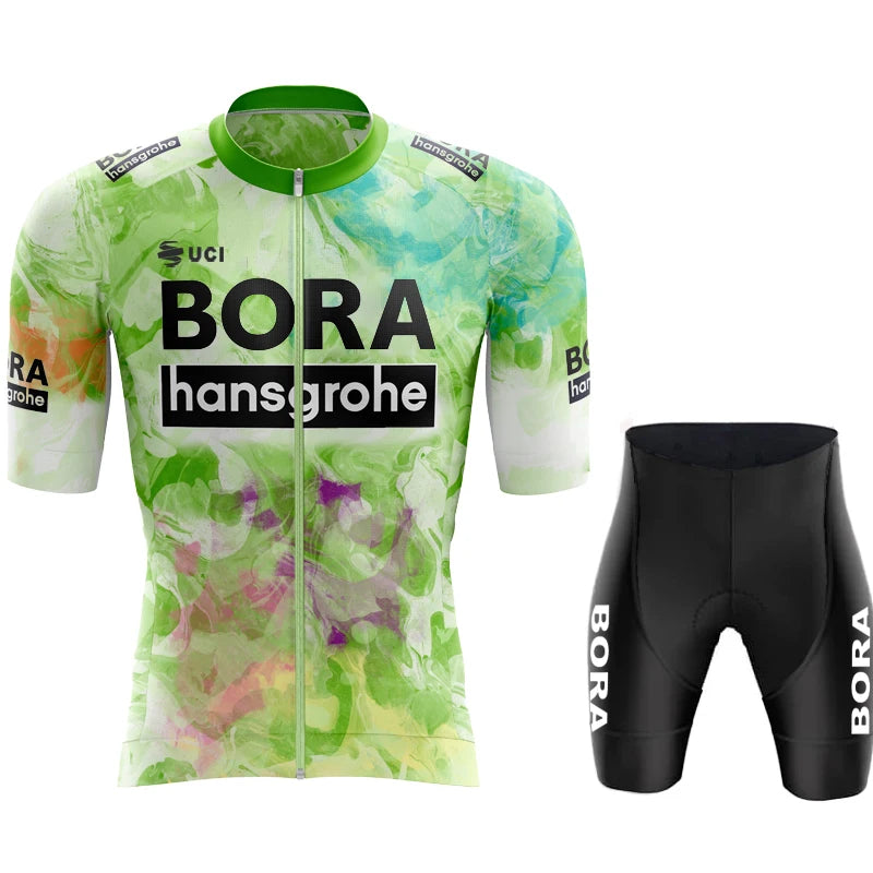 Cycling Clothes Man Summer 2024 Men's Clothing UCI BORA Bicycle Jersey Bike Mtb Male Sports Professional Shirt Jumper Bib Suit