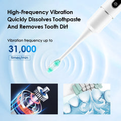 Electric Teeth Cleaner 6 Intensity Levels Portable Household Toothbrush Tartar Stains Dental Calculus Remover Teeth Whitening