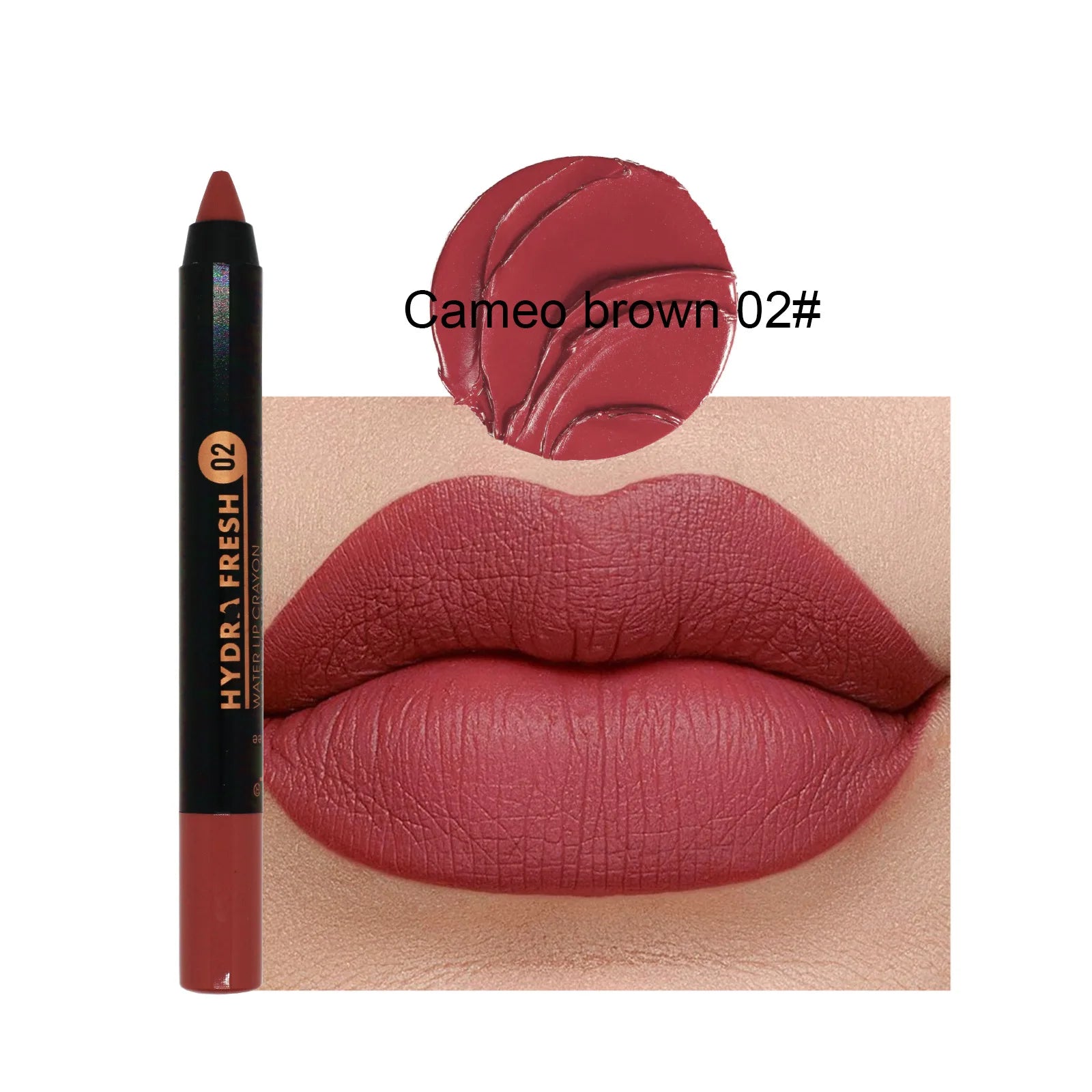 Matte Velvet Lipstick Pencil Waterproof Long Lasting Red Lip Sticks Non-Stick Cup Makeup Lip Tint Pencil