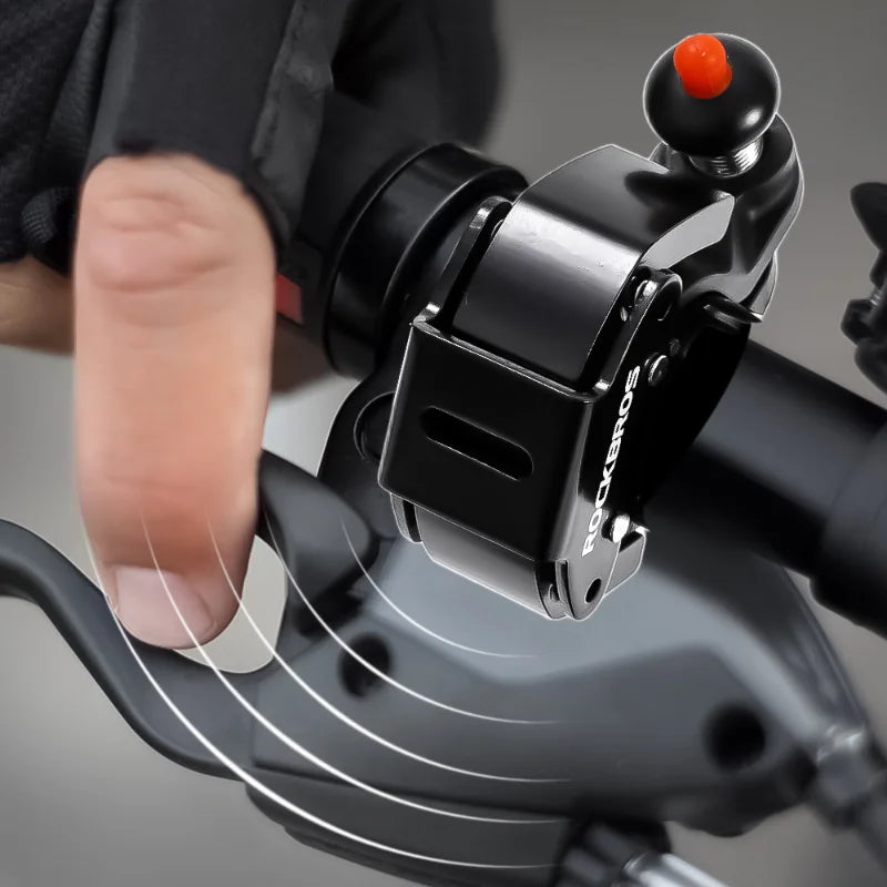 New Stainless Bicycle Bell Circle Mountain Cycling Horn Bike Handlebar Bell Crisp Sound Horn