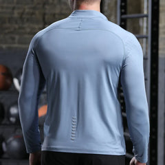 Man Running Shirt Sports Top Gym Clothing Running Jogging Workout Activewear