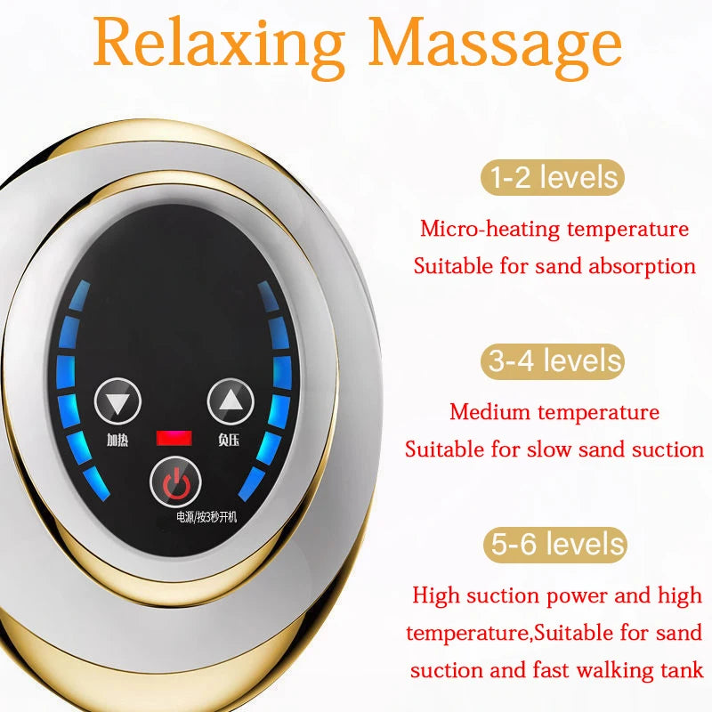 Electric Guasha Scraping Massage Cupping Back Massager Heating Fat Burner Anticellulite Body Shaping Massager