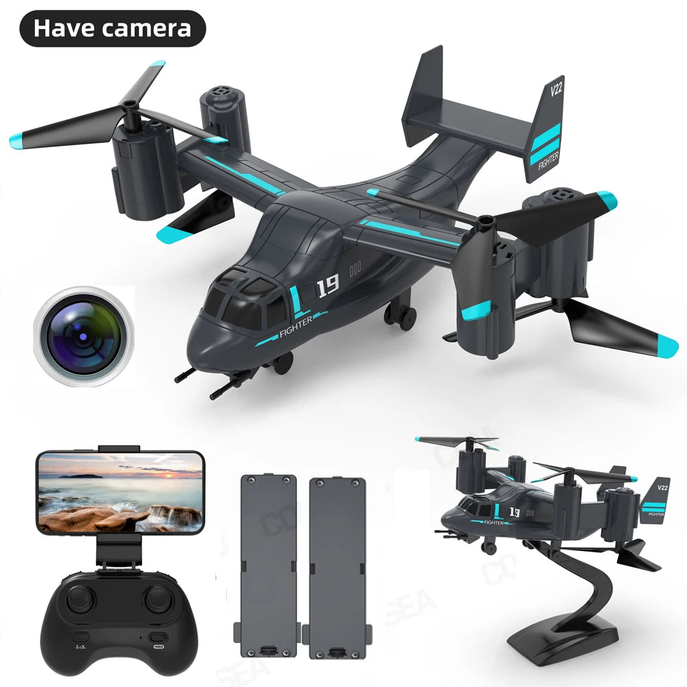 LM19 Camera Drone 480P Wifi Fpv Drones Rc Dro Remote Control Helicopter Land Air Model Quadcopter Rc Plane