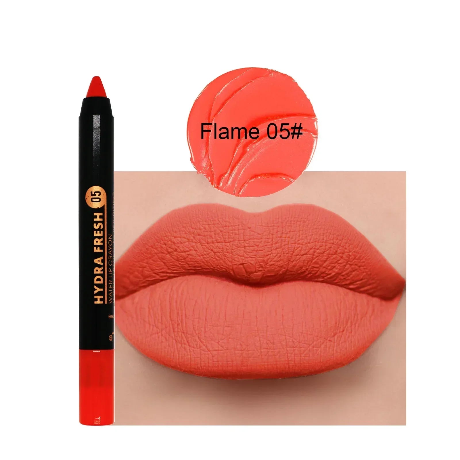 Matte Velvet Lipstick Pencil Waterproof Long Lasting Red Lip Sticks Non-Stick Cup Makeup Lip Tint Pencil