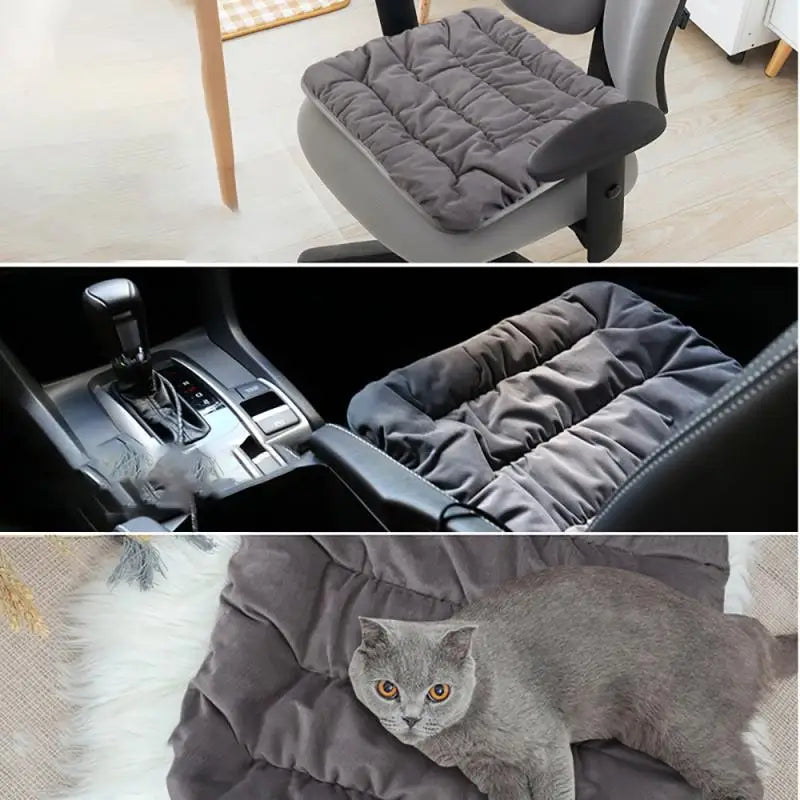 Electric Heating Cushion Chair Car Pet Body Winter Heated Pad Warmer