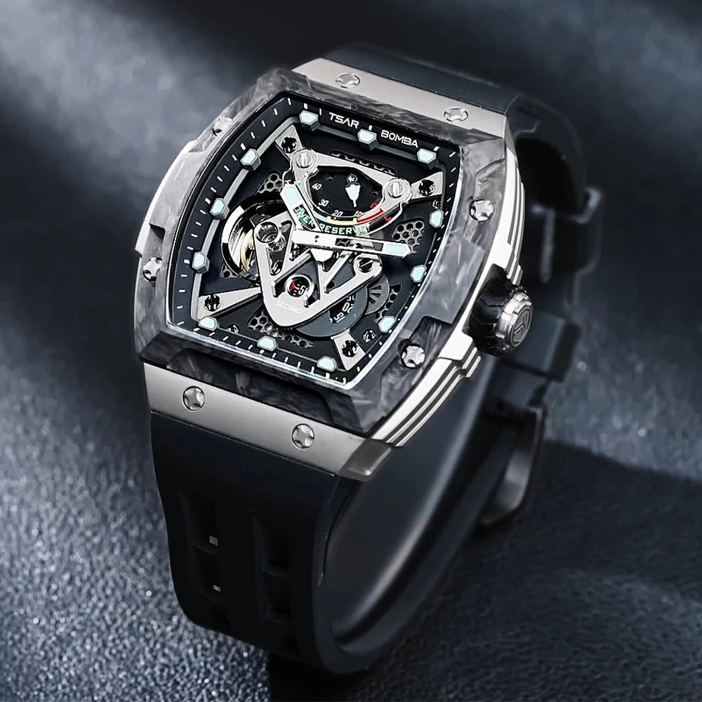 Automatic Watch 50M Waterproof Titanium Wristwatch for Men