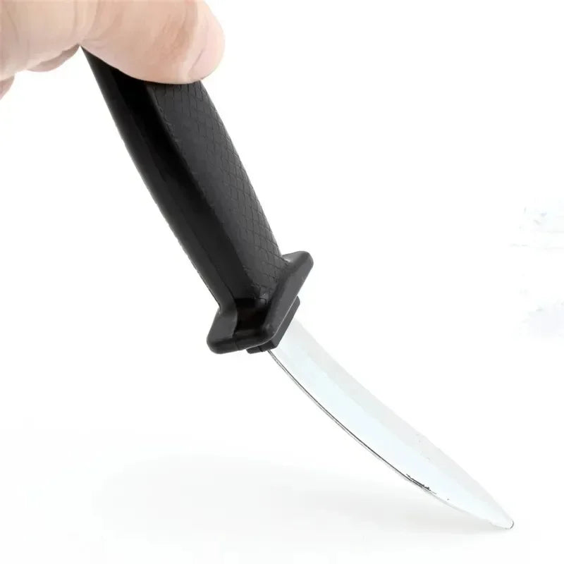 Halloween Props Fake Knives Joke Magic Plastic Retractable Knife Prank Props Knife Scary Trick Fake Dagger Prank Toy Fake Knife