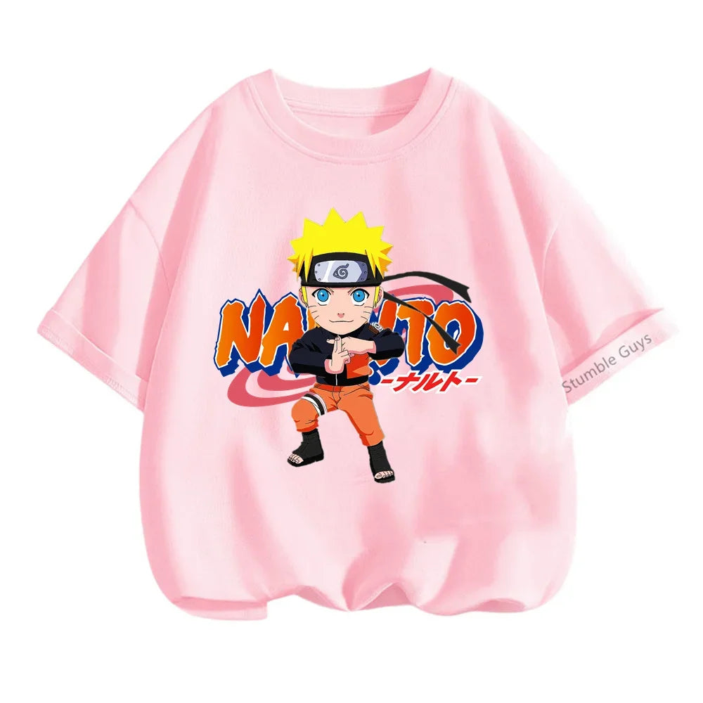 Tshirt Kids Summer Cool Children t shirt Leisure Pillar Man Cartoon T-shirt Boys