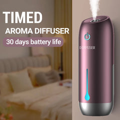 Portable Aroma Diffuser 3 Modes Type-C USB Home Room Fragrance Wall-Mounted Hotel Perfume