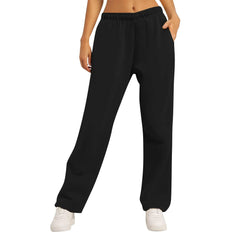 Women's Winter Sweatpants Solid Color Casual Pants