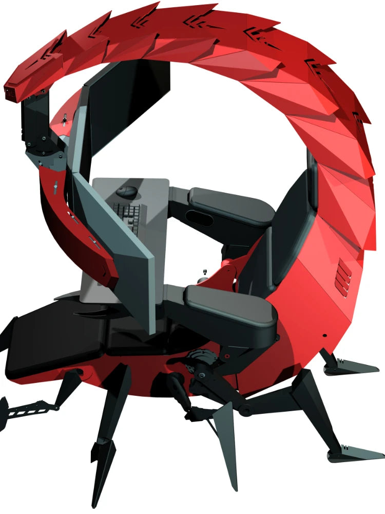 Computer Cockpit Space Capsule E-Sports Cockpit Code Cabin Scorpio Cabin Long-Sitting Lazy Bone Chair