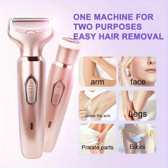 Multifunctional Women's Shaver Set - Smooth, Hair-Free Results with Ease!