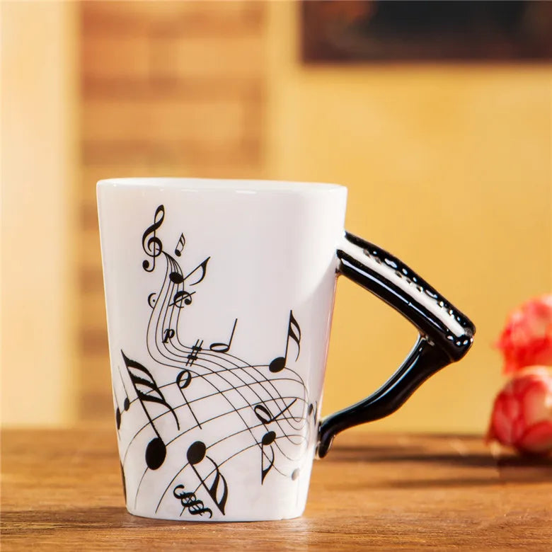 Cute Coffee Tea Milk Stave Mugs