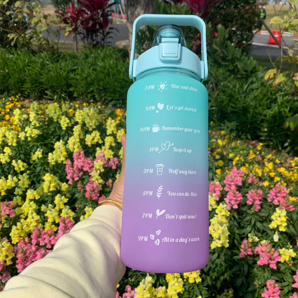 Motivational Sports Water Bottle for Active Living