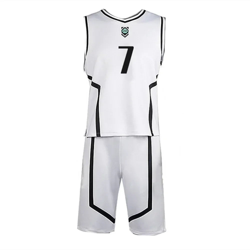 Anime Nagi Seishiro Cosplay Costume White Black Jersey Football Jumpsuit Bodysuit Halloween Carnival Party Clothes