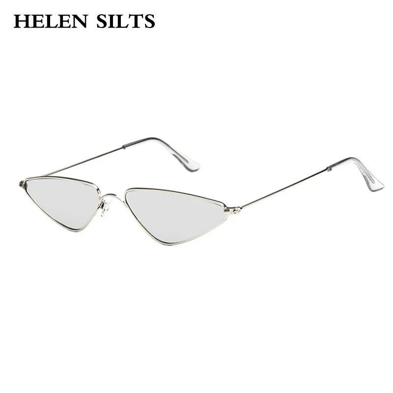 Cat Eye Sunglasses For Men Classic Metal Multicolor Lens Female Male Sun Glasses Eyewear