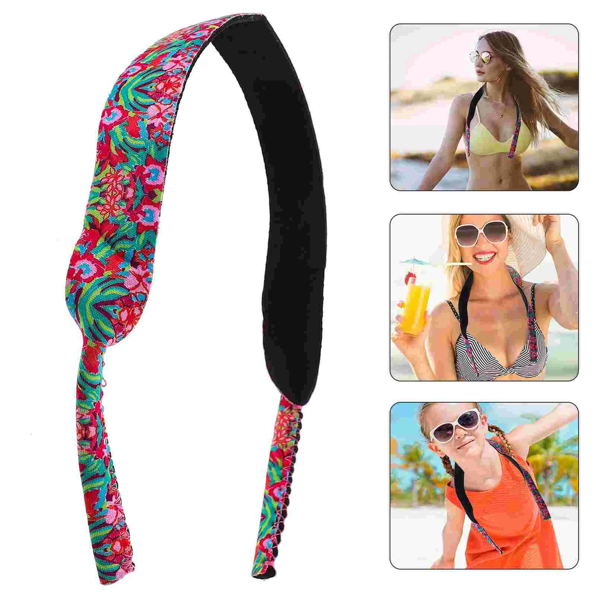 Sports Glasses for kid Neoprene Eyeglasses Strap Sunglasses over Lanyard Holder Ski Child