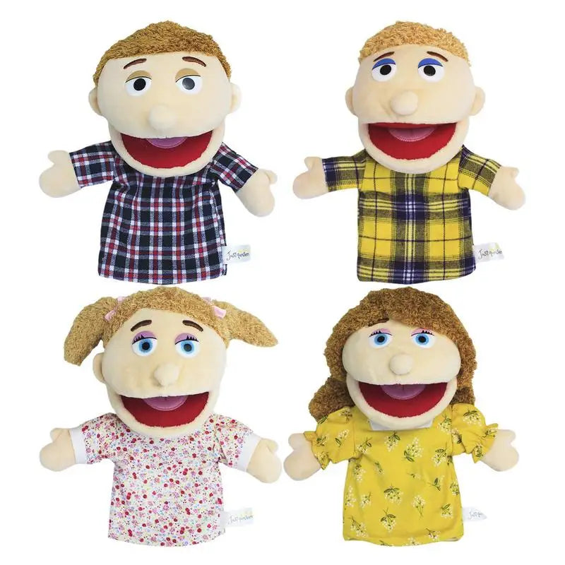 Large Jeffy Boy Hand Puppet Children Soft Doll