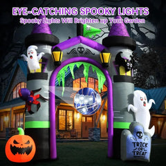 Halloween Inflatables Outdoor Yard Decorations, Spooky Halloween Outside Decor