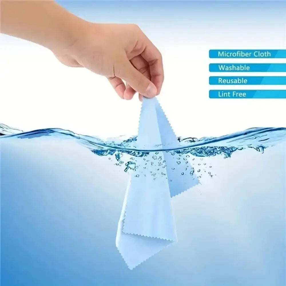 High Quality Microfiber Glasses Cleaner Square Random Color Cleaning Cloth Phone Screen Cleaning Wipes