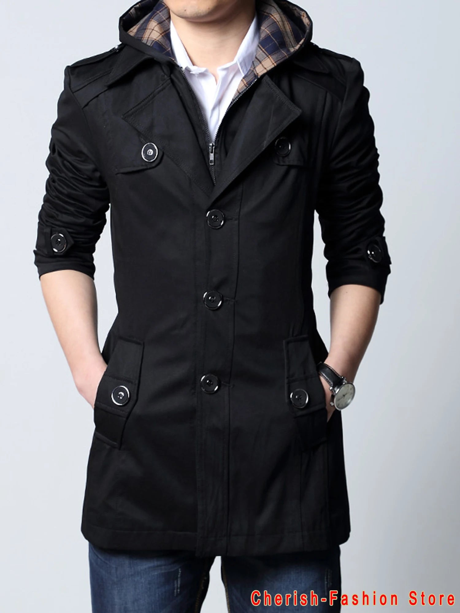 outwear long coat men