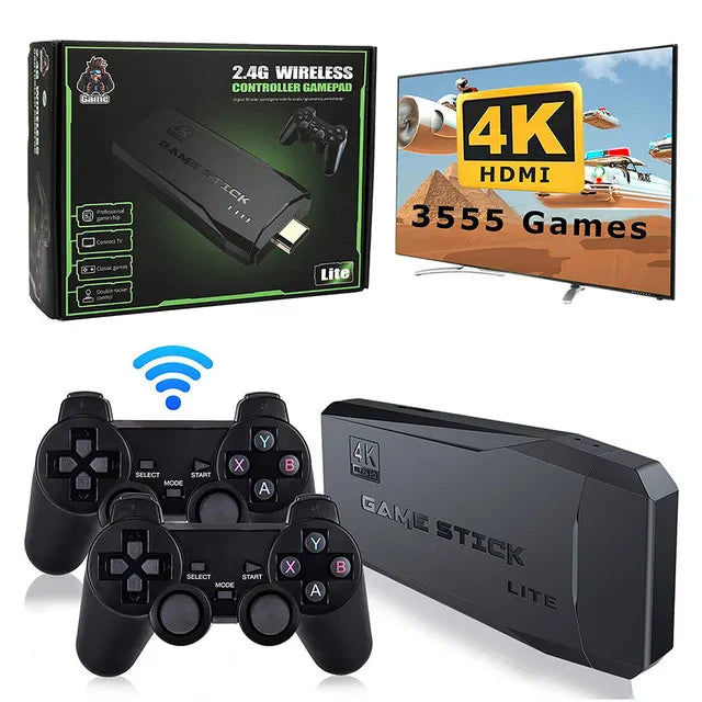 Portable Consoles Video Game Console With 2.4G Wireless Controllers Classic Game Double Games Player For PS1 playstation