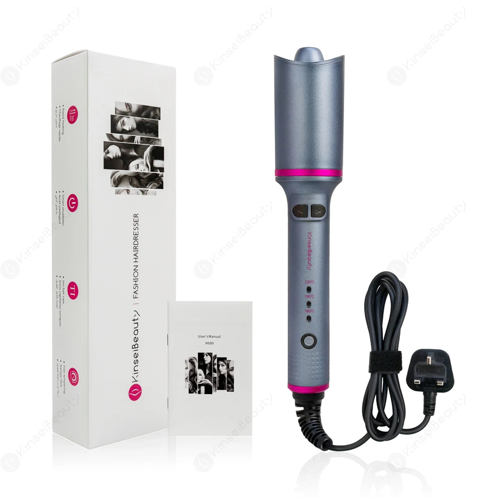 Auto Hair Curler Ceramic Rotating Air Spin Wand Styler Curl Machine Air Curler Magic Hair Curler Automatic Hair Curling Iron