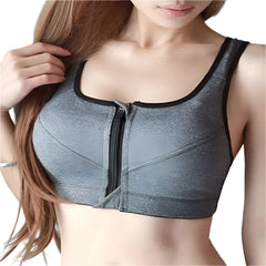 Front Zipper Sport Bras Women Fitness Yoga Sports Top Running Underwear Gmy Top