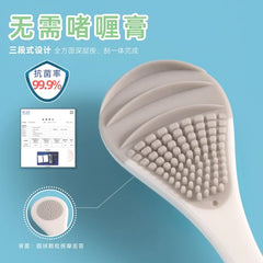 Tongue Cleaner Brush Reusable Oral Cleaning Scraper Oral Breath Brush Care Tool