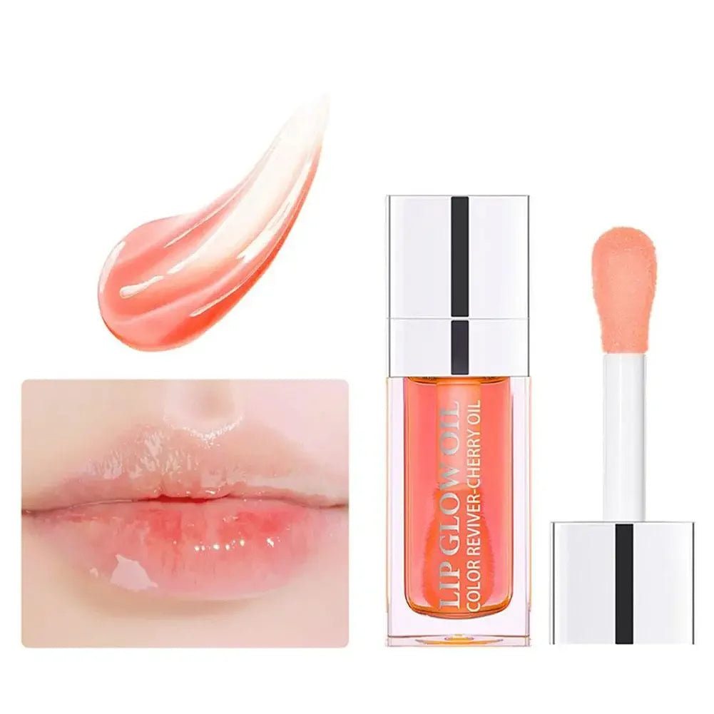 Lip Oil Hydrating Plumping Lip Coat For Lipstick Lipgloss Tinted Lip Plumper Serum