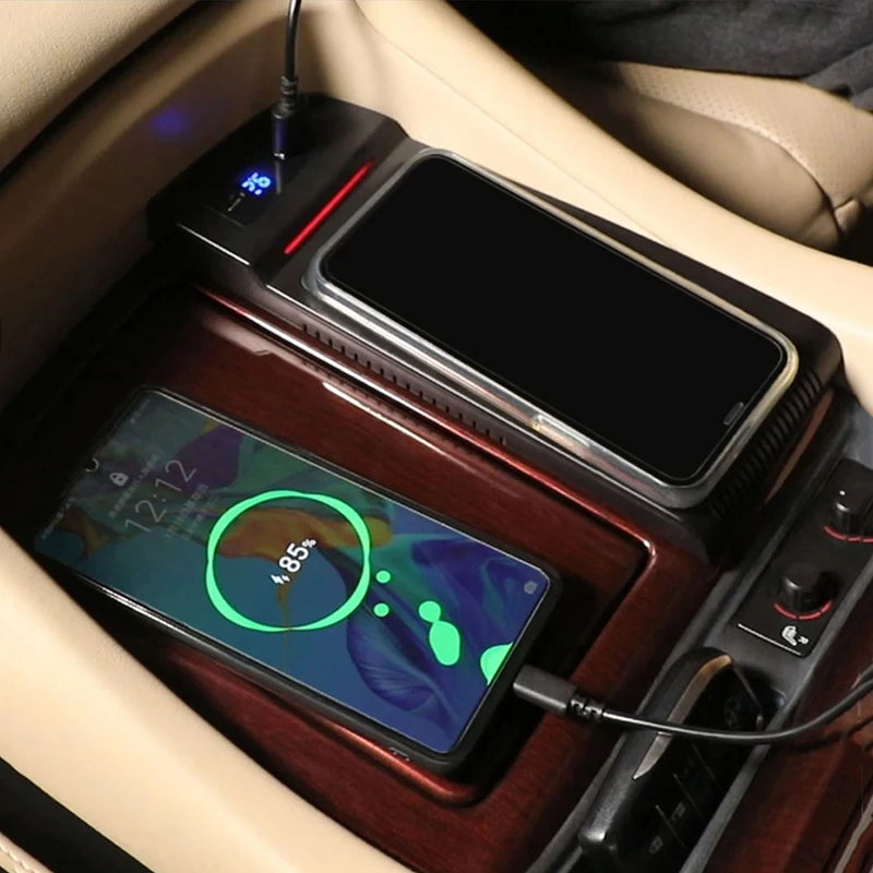 Car wireless charger QI mobile phone charger fast charging pad panel phone holder