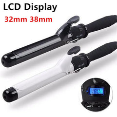 Professional 32mm 38mm LCD Display Hair Curler Hair Styling Tools