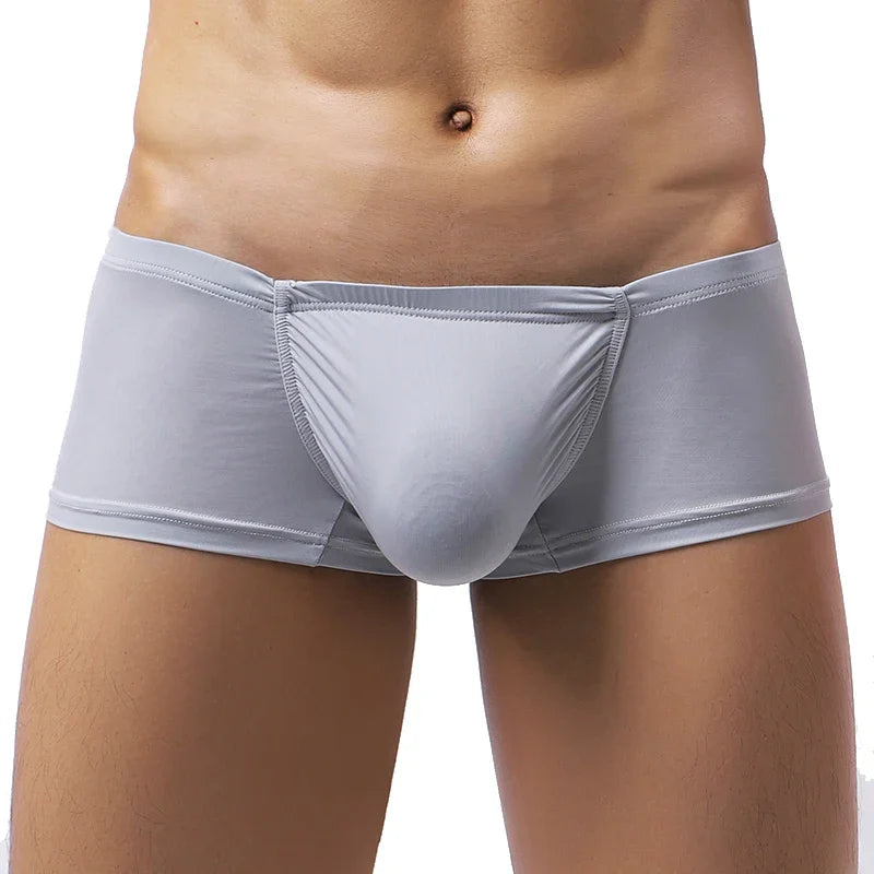 Men's Panties Ice Silk Male Underwear Boxer