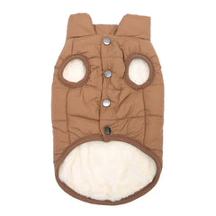 Pet Dog Vest Jacket Autumn Winter Warm Fleece Dog Coat Clothes