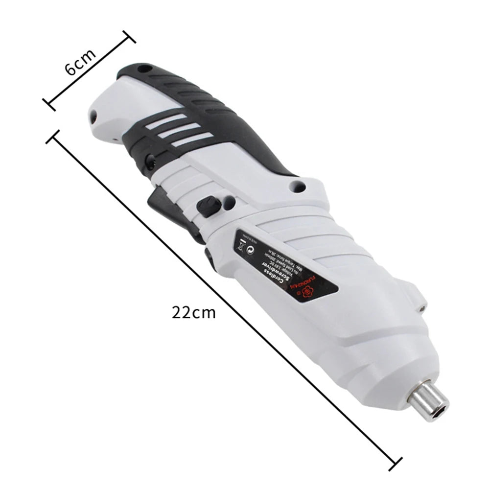 Multi-functional Electric Screwdriver Hand Drill Easily Carrying Cordless Household Rechargeable Lightweight Gadgets