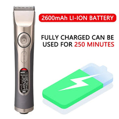 Professional Hair Trimmer Wireless Rechargeable Men's Hair Clipper