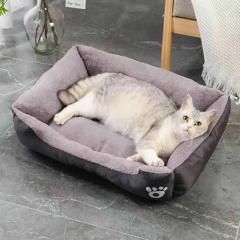 Large Pet Cat and Dog Bed Warm Comfortable Dog House Cat Bed