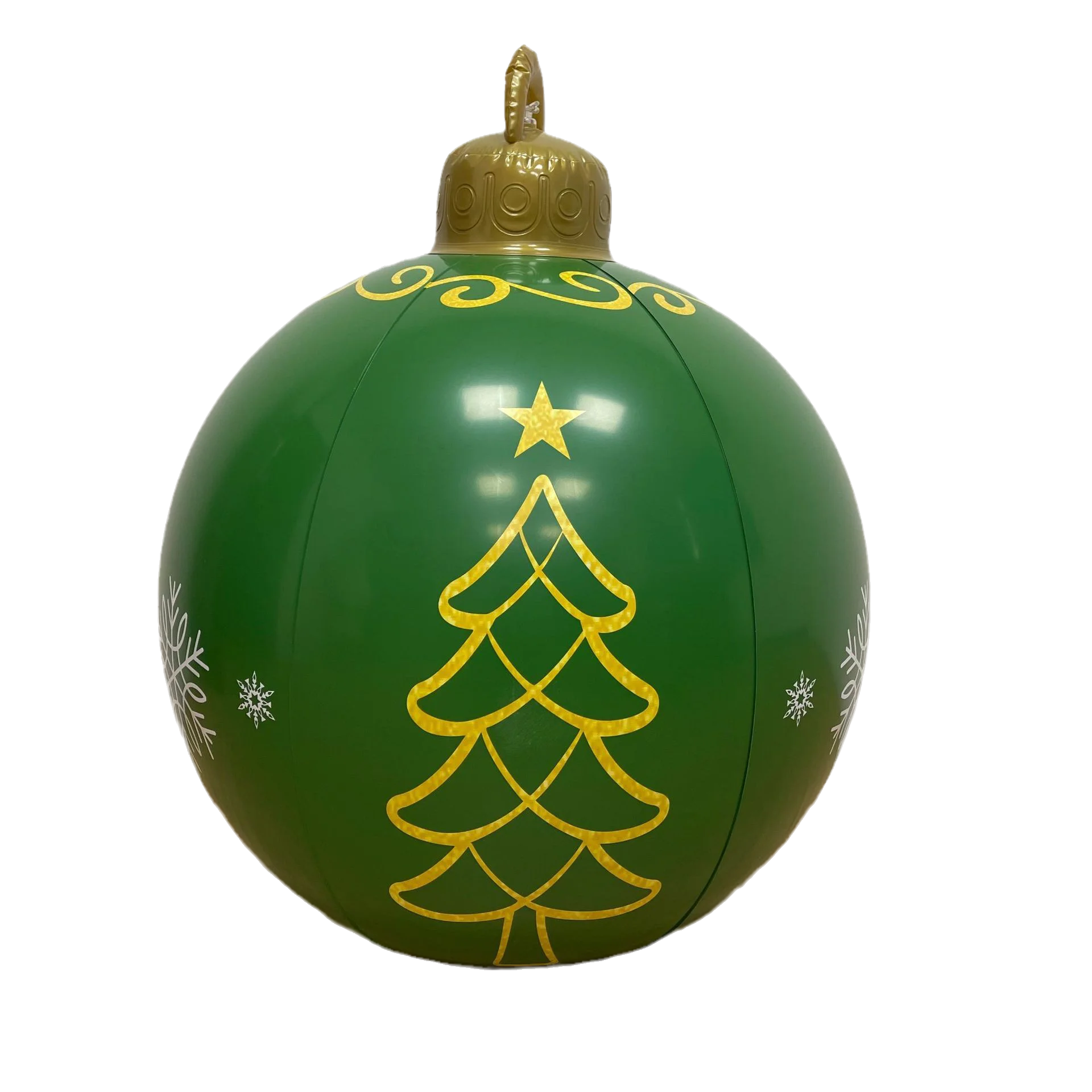 60cm Outdoor Christmas Inflatable Decorated Ball PVC Giant Big Large Balls Xmas Tree Decorations