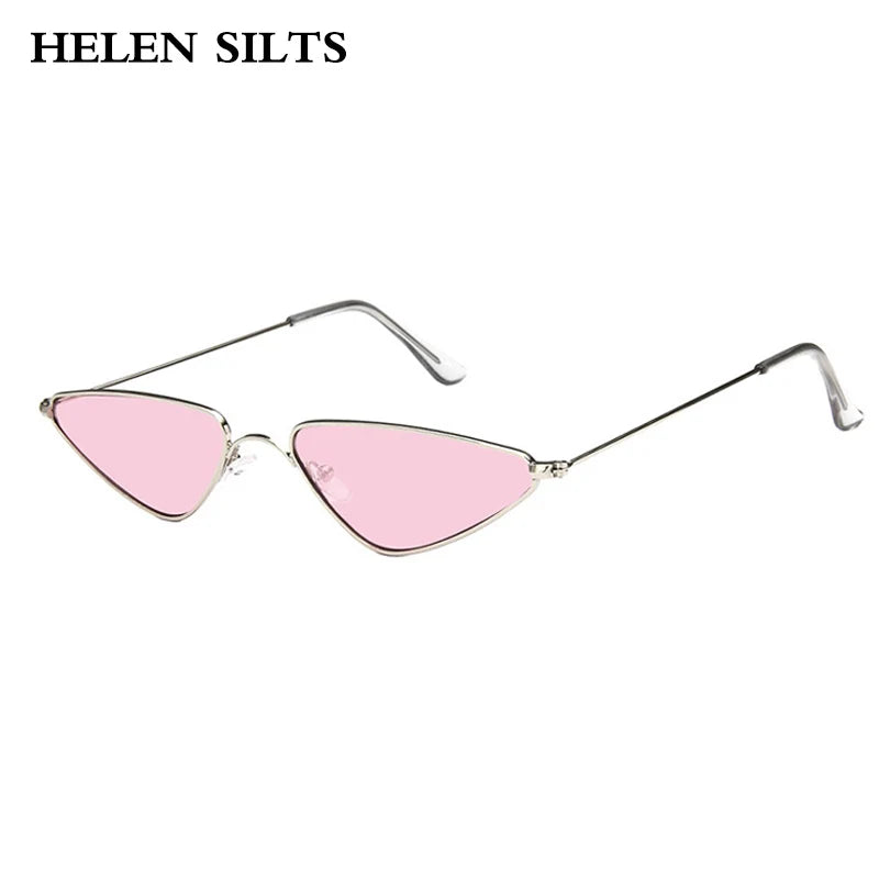 Cat Eye Sunglasses For Men Classic Metal Multicolor Lens Female Male Sun Glasses Eyewear