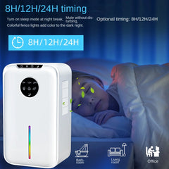 110V-220V 2.5L Dehumidifier Household Semiconductor Dehumidifier Indoor Bedroom Silent Small Dehumidifier Hygroscopic Device